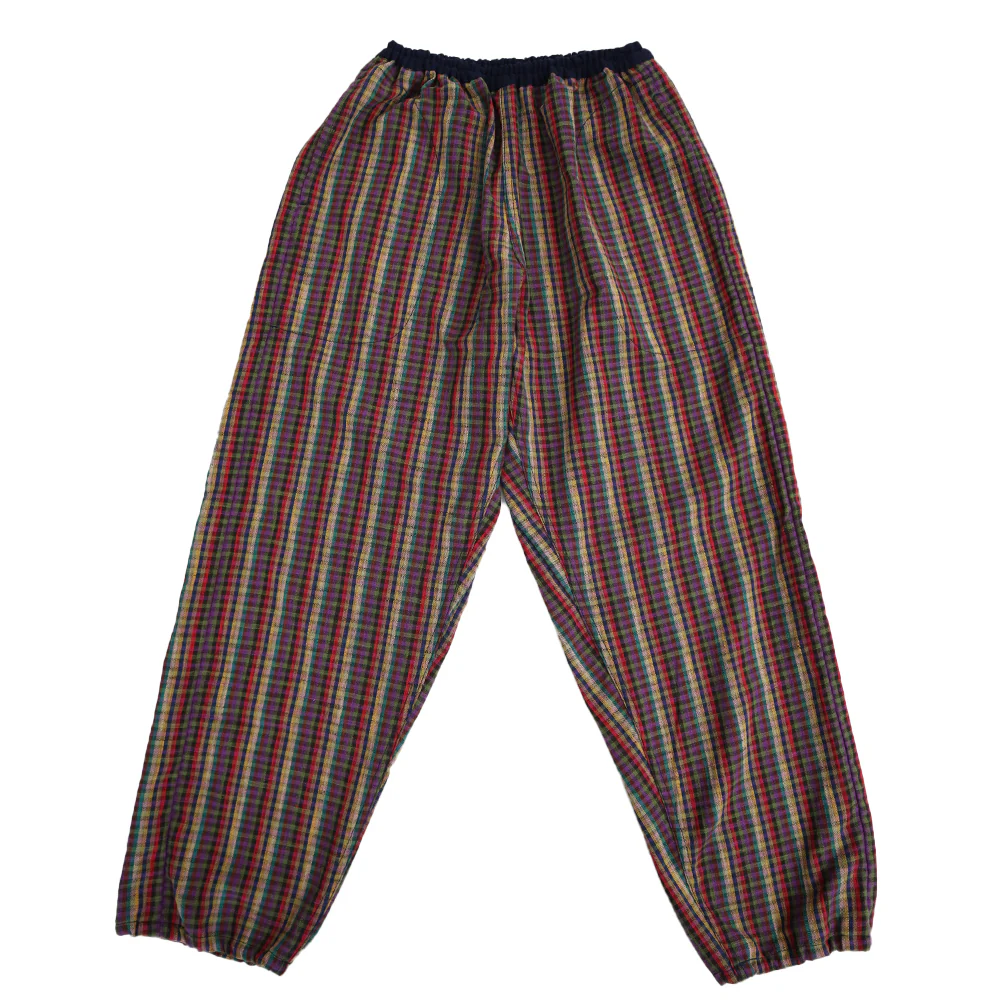 儀右エ門 ギエモン 久留米絣 もんぱん 白樺マルチ100立 カラフル